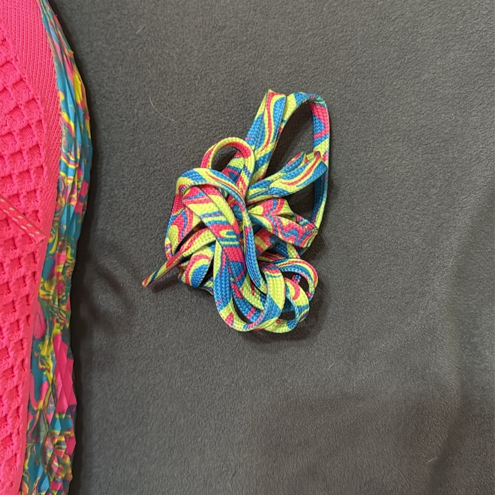NOBULL Pink Athletic Shoes with Multicolor Sole - Picture 3 of 7